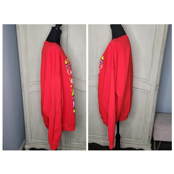 WWE The NEW DAY Unicorn Kofe|BigE|Xavier Ugly Holiday Crewneck Sweater RARE✨️3XL - Picture 6 of 12